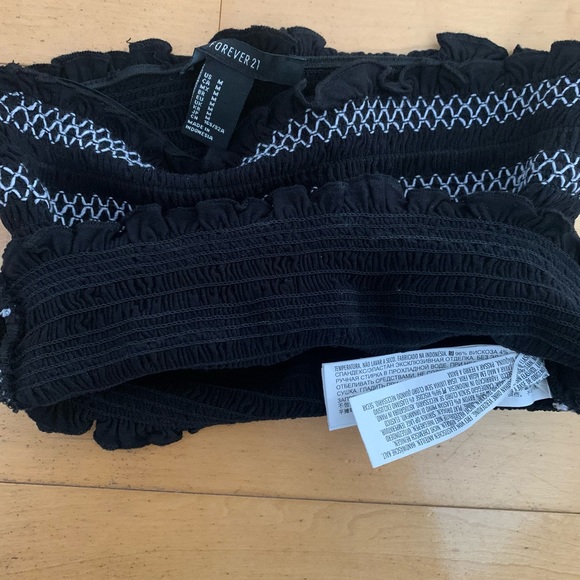 ⭐️HOST PICK⭐️ [M]👚NWOT - F21 Striped Tube Top - Picture 4 of 6